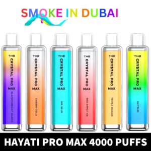 HAYATI Pro Max 4000 plus Puffs 20mg Disposable Vape in Dubai, UAE