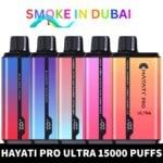 HAYATI Pro Ultra 15000 Puffs dual flavours 2% Nicotine Disposable Vape in Dubai