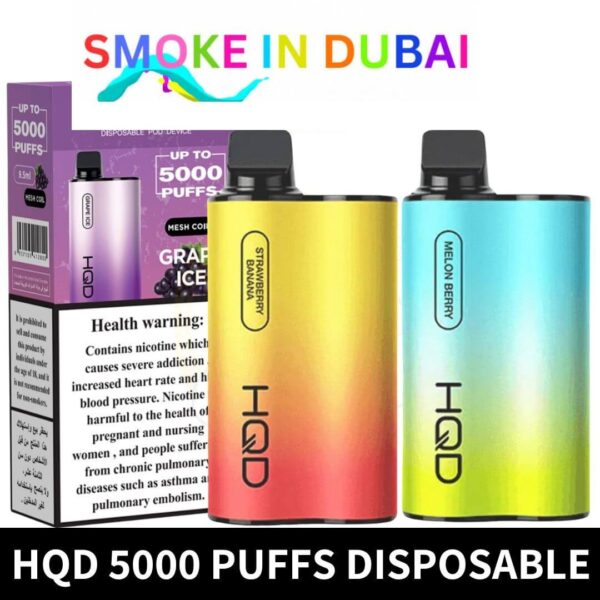 smokeindubai HQD 5000 Puffs Disposable Vape In Dubai
