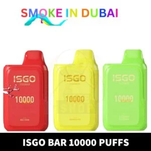 ISGO BAR 10000 Puffs 5% nicotine Disposable Vape shop In Dubai