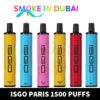 ISGO Paris Disposable Vape 1500 Puffs in UAE Dubai Shop