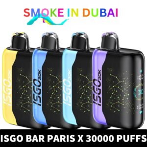 ISGO Bar Paris X 30000 50MG Puffs Disposable Vape in Dubai