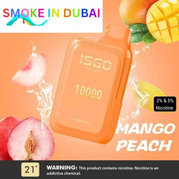 smokeindubai ISGOBAR 10000 Puffs disposable vape 2 nicotine strength in UAE ISGO Bar Disposable Vape 2 shop near me ISGO BAR 10000 Puffs in dubai