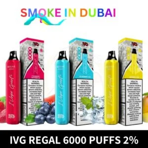 IVG Regal 6000 Puffs 2% Nicotine Disposable Vape in dubai