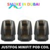 smokeindubai JUSTFOG MINIFIT POD COIL