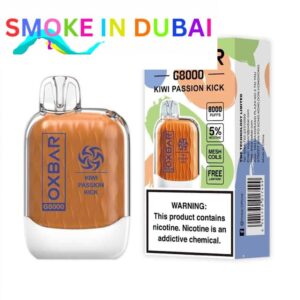 smokeindubai KIWI PASSION KICK Buy OXBAR 8000 Puffs in UAE OXBAR G8000 Disposable in Dubai OXBAR Disposable Vape Dubai OXBAR 8000 Dubai Vape shop near me