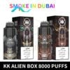 smokeindubai KK Alien Box 8000 Puffs 15ml 5 Disposable Vape In Dubai 1