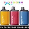 smokeindubai Kk Energy Bar 6000 Puffs Disposable Vape In Dubai