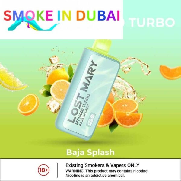 smokeindubai LOST MARY MT15000 15000 Puffs Price in Dubai BAJA SPLASH