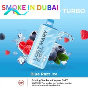 smokeindubai LOST MARY MT15000 15000 Puffs Price in Dubai BLUE RAZZ ICE