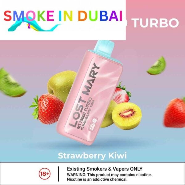 smokeindubai LOST MARY MT15000 15000 Puffs Price in Dubai STRAWBERRY KIWI