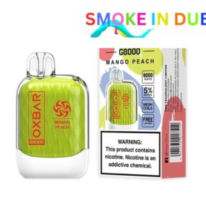 smokeindubai MANGO PEACH Buy OXBAR 8000 Puffs in UAE OXBAR G8000 Disposable in Dubai OXBAR Disposable Vape Dubai OXBAR 8000 Dubai Vape shop near me