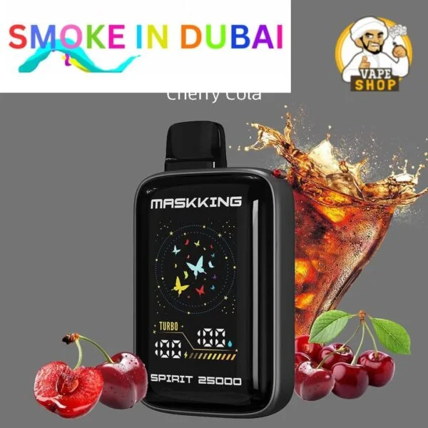 smokeindubai MASKKING Spirit 25000 Puffs Price in Dubai CHERRY COLA 2