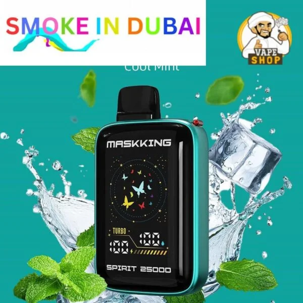 smokeindubai MASKKING Spirit 25000 Puffs Price in Dubai COOL MINT 2