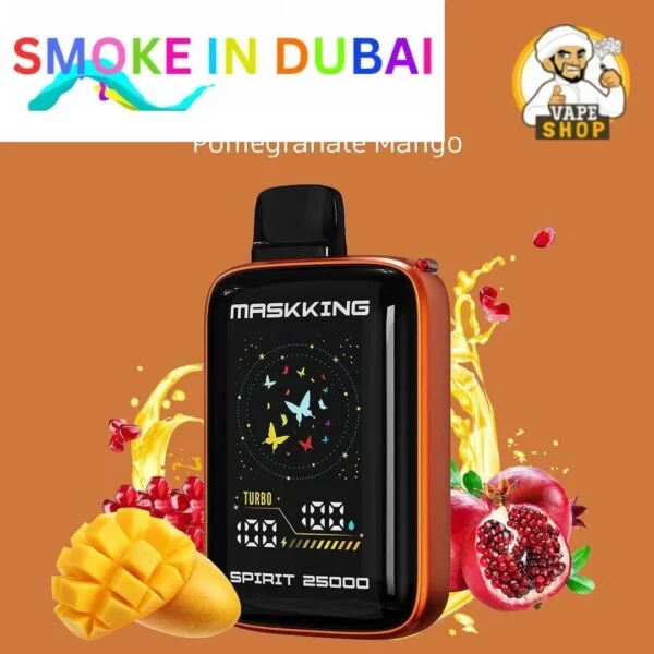 smokeindubai MASKKING Spirit 25000 Puffs Price in Dubai POMEGRANATE MANGO 2