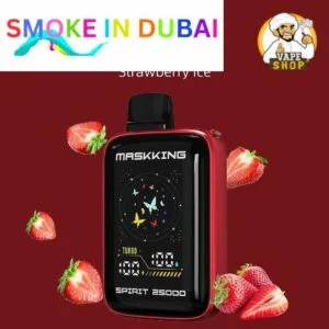 smokeindubai MASKKING Spirit 25000 Puffs Price in Dubai STRAWBERRY ICE 2
