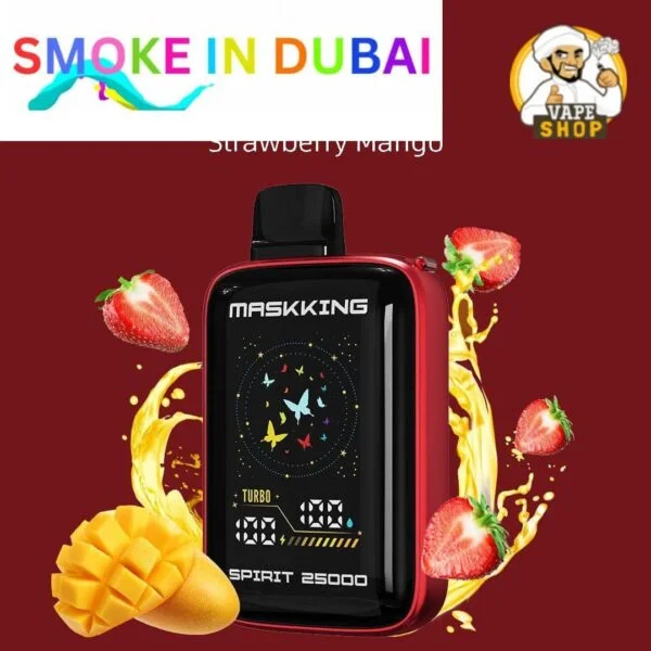 smokeindubai MASKKING Spirit 25000 Puffs Price in Dubai STRAWBERRY MANGO 2
