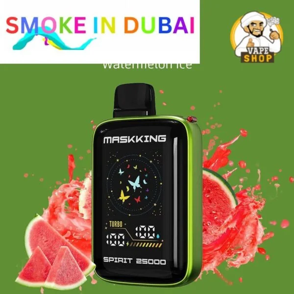 smokeindubai MASKKING Spirit 25000 Puffs Price in Dubai WATERMELON ICE 2