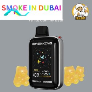 smokeindubai MASKKING Spirit 25000 Puffs Price in Dubai WHITE GUMMY BEAR 2