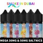 MEGA 30mg and 50mg 30ml Salt Nicotine E-juice