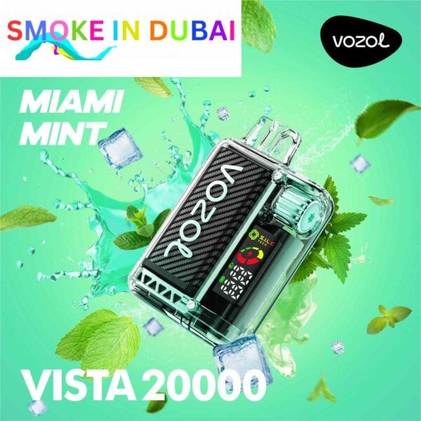 smokeindubai MIAMI MINT vozol vista 20000 price in dubai