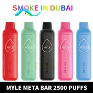 Myle Meta Bar 2500 Puffs disposable vape in dubai UAE