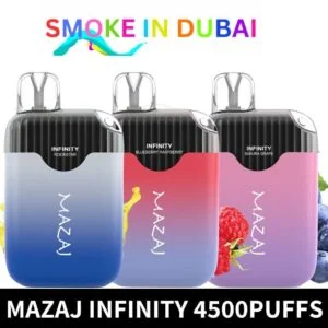 Mazaj Infinity Disposable 4500Puffs 5% Rechargeable Vape in Dubai