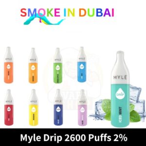 Myle Drip 2600 Puffs 2% disposable vape shop in dubai
