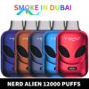 smokeindubai NERD ALIEN 12000 Puffs Disposable Vape 20mg Price in Dubai