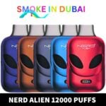NERD Alien 12000 Puffs 20MG Disposable Vape in UAE