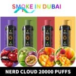 NERD Cloud 20000 Puffs 6MG Nicotine Disposable Vape in Dubai