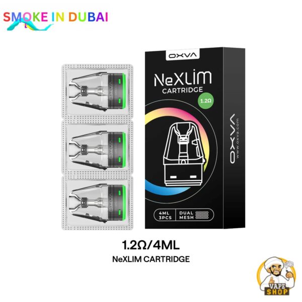 smokeindubai OXVA NEXLIM Pod Cartridge 1.2 ohm 4ml 2