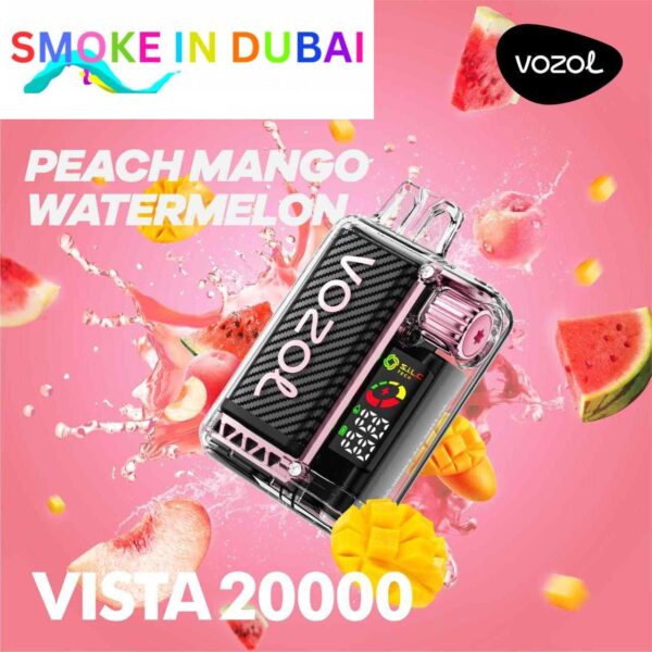 smokeindubai PEACH MANGO WATERMELON vozol vista 20000 price in dubai