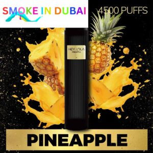 smokeindubai PINEAPPLE Buy HEY LOLA 4500 Puffs Disposable 10ml 20mg Rechargeable Vape in Abu Dhabi UAE HEY LOLA Disposable Buy in Dubai 1.2 ohm Near Me