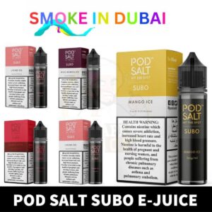 smokeindubai POD SALT SUBO E JUICE