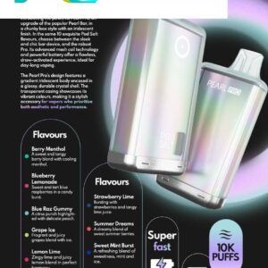 smokeindubai PODSALT PEARL PRO 10000 Puffs Price in UAE 1