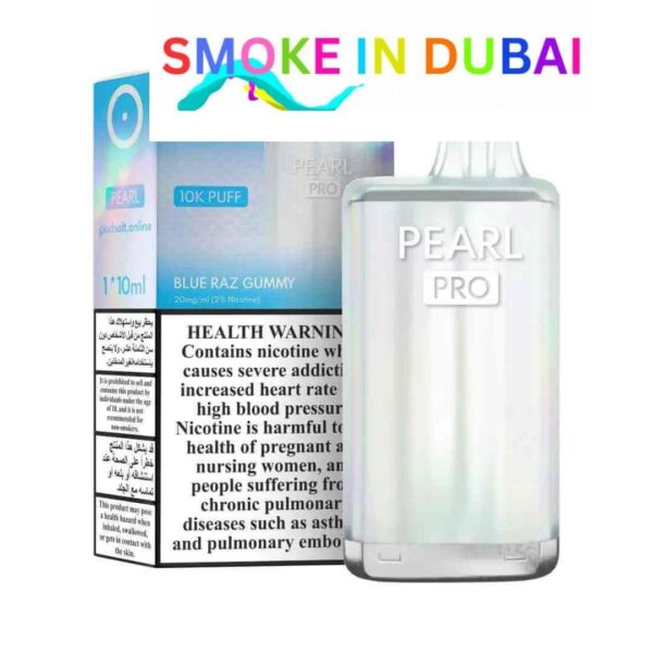 smokeindubai PODSALT Pearl Pro 10000 Puffs Price in Dubai BLUE RAZZ GUMMY 2