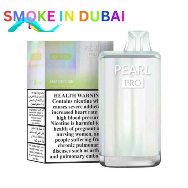 smokeindubai PODSALT Pearl Pro 10000 Puffs Price in Dubai LEMON LIME 2