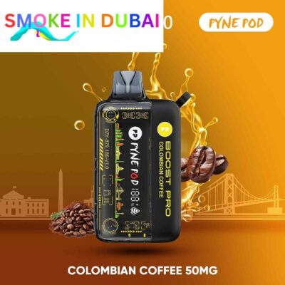 smokeindubai PYNE POD BOOST PRO 20000 Puffs Price in Dubai COLOMBIAN COFFEE 1