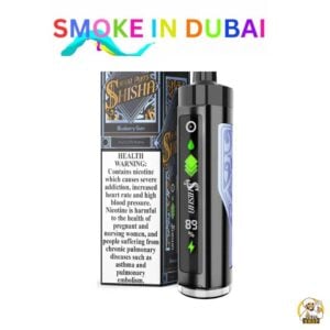 smokeindubai Pod Salt Shisha 8000 Puffs 3mg Disposable Vape Price in Dubai Blueberry Gum 2