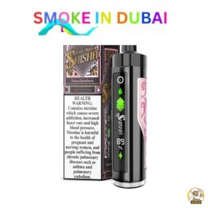 smokeindubai Pod Salt Shisha 8000 Puffs 3mg Disposable Vape Price in Dubai Frozen Strawberry 2