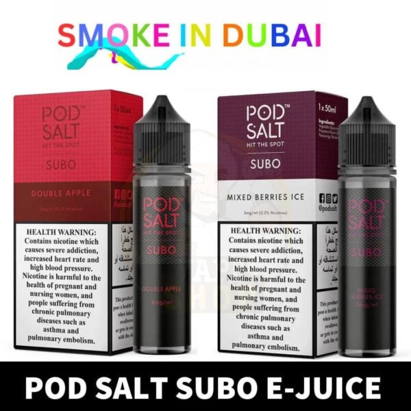 smokeindubai Pod Salt Subo E Juice in Dubai