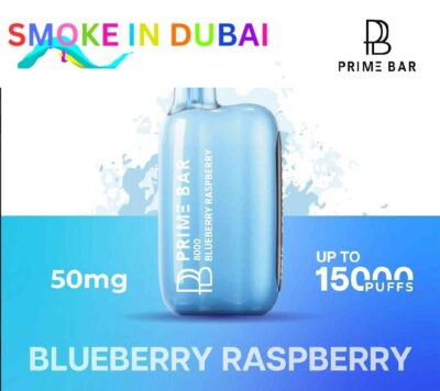 smokeindubai Prime Bar 8000 price in dubai BLUEBERRY RASPBERRY