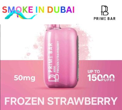 smokeindubai Prime Bar 8000 price in dubai FROZEN STRAWBERRY