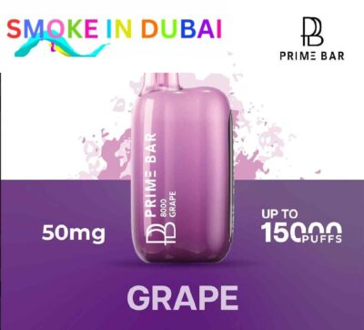 smokeindubai Prime Bar 8000 price in dubai GRAPE