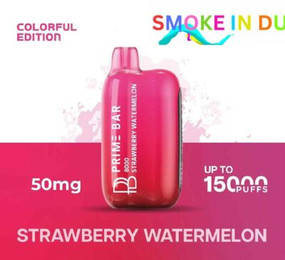 smokeindubai Prime Bar 8000 price in dubai STRAWBERRY WATERMELON