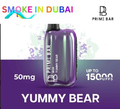 smokeindubai Prime Bar 8000 price in dubai YUMMY BEAR