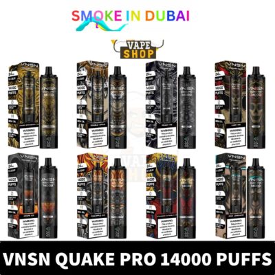 smokeindubai Quake Pro 14000 Puffs Rechargeable vape in UAE Quake Pro Disposable Vape 50mg with Mesh Coils14ml Capacity 650mah Vape Near Me