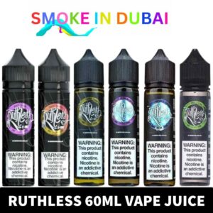 smokeindubai Ruthless 60ml E juice is the leading maker of award winning premium juice and e liquid flavors for electronic vaping. Grab a bottle today