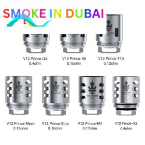 SMOK TFV12 PRINCE COILS V12-3PACK-M4/Q4/X6/T10